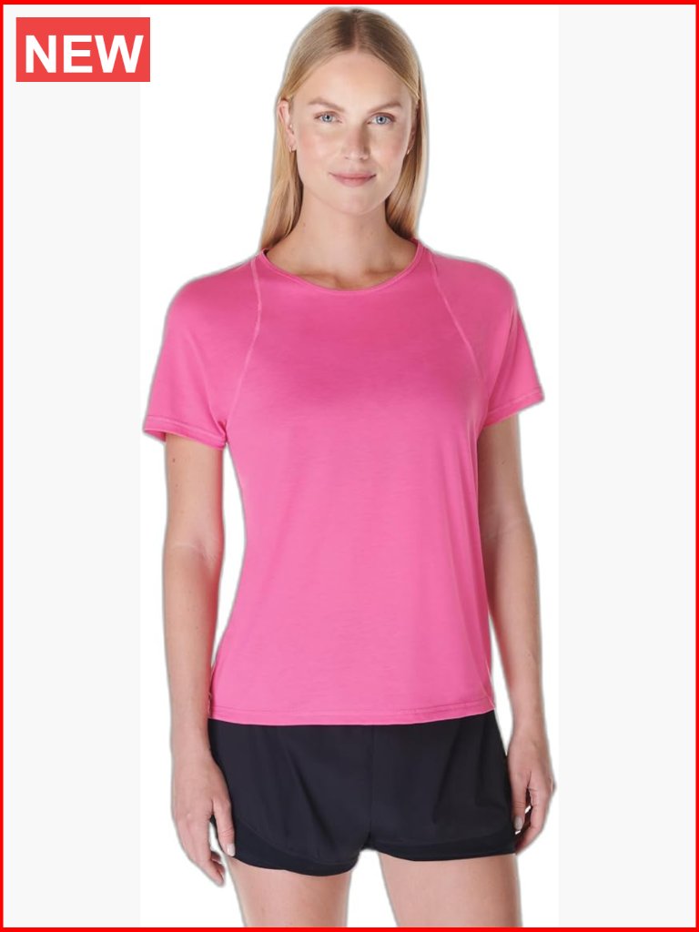Women's Breathe Easy Pace Tee Shirt - Crew Neck Short Sleeve